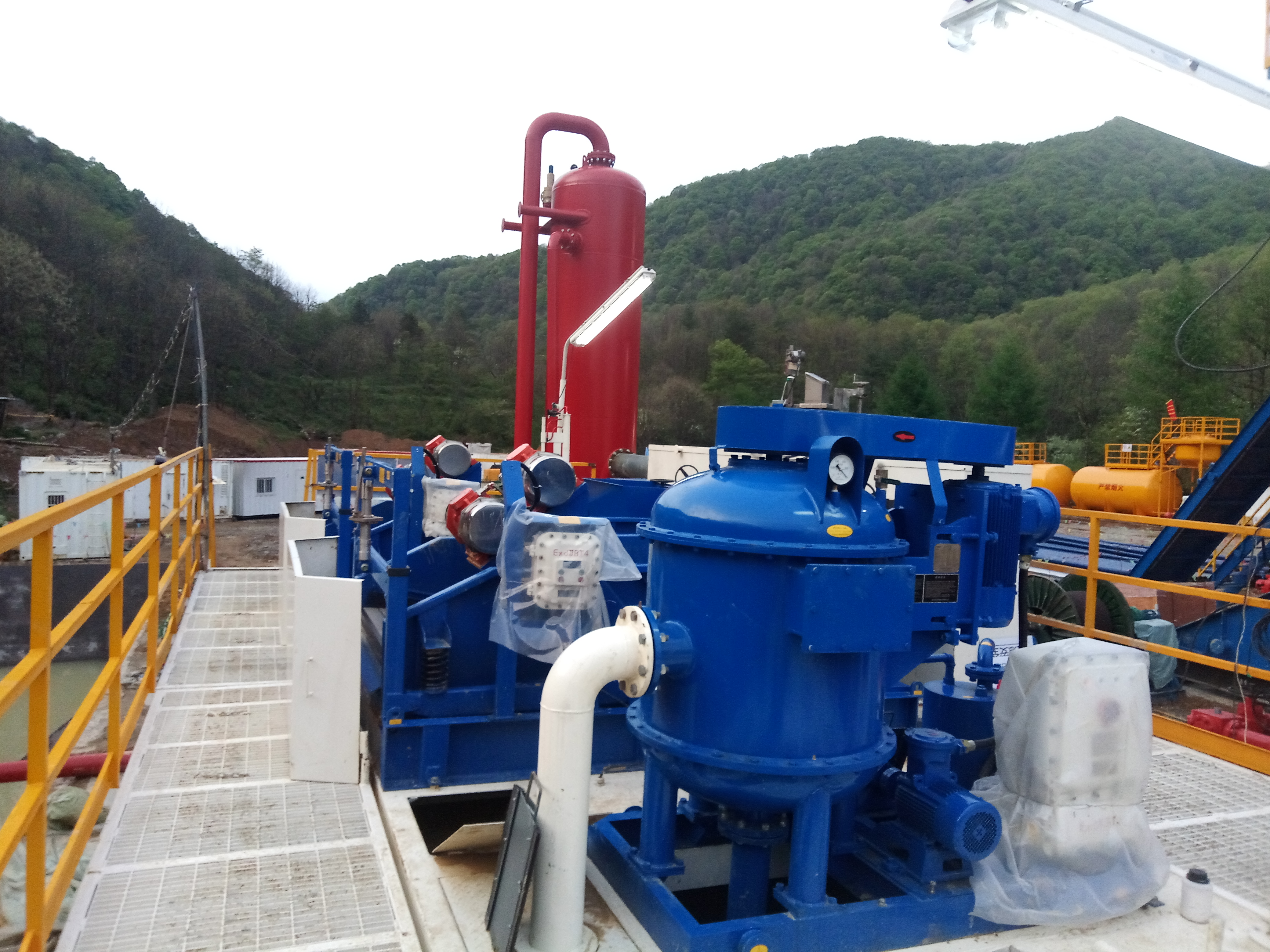 西安科迅钻井液净化设备大循环流程